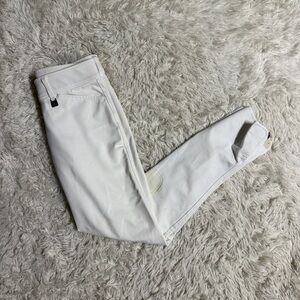 Women’s Size 26R White Romfh Knee Patch Horseback Riding Breeches